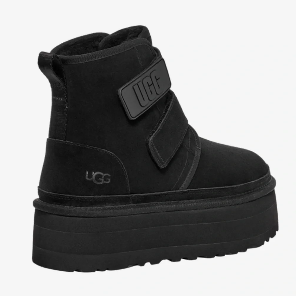NWT UGG Neumel Platform Strap Chukka Boot Black Various Sizes - Picture 6 of 16